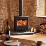 stove in stone cottage